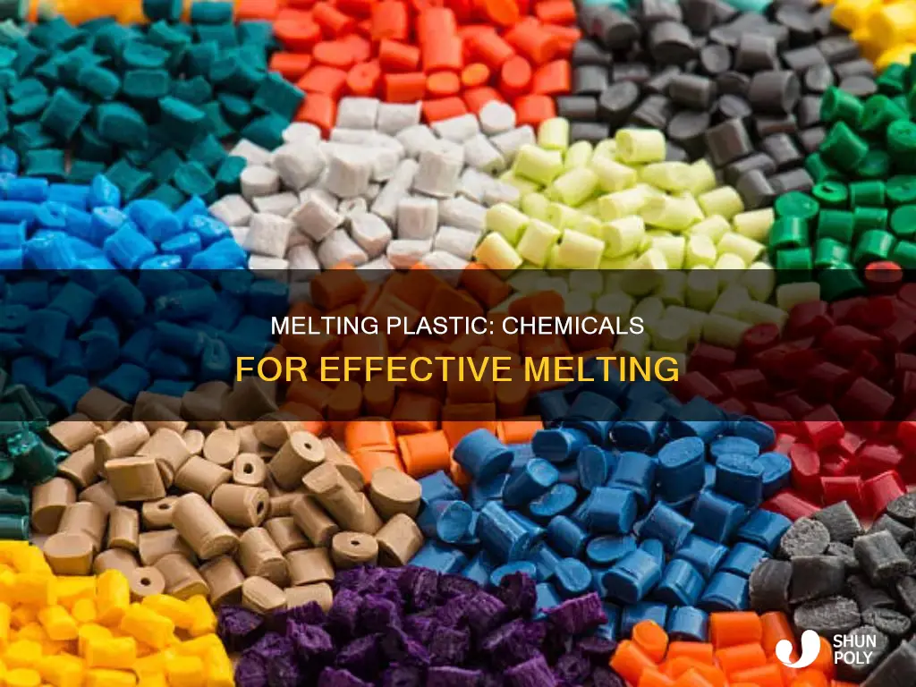 how to melt plastic with chemicals