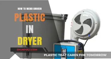 Fixing Your Dryer: Mending Broken Plastic Easily