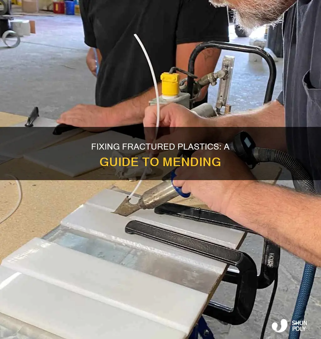 how to mend plastic back together