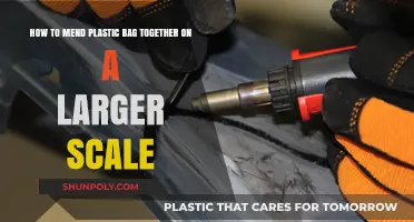 Efficient Large-Scale Plastic Bag Mending Techniques for Sustainable Repurposing
