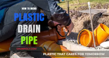 Fixing Plastic Drain Pipes: A DIY Guide