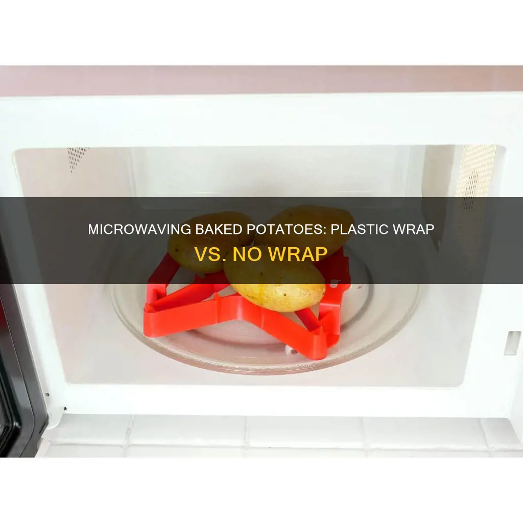 how to microwave baked potato in plastic