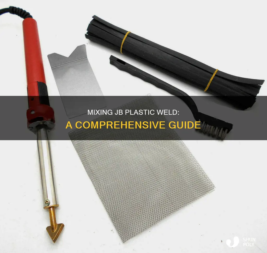 how to mix jb plastic weld