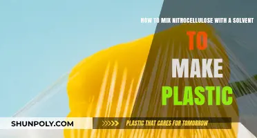 Mixing Nitrocellulose with Solvents: A Guide to Creating Plastic