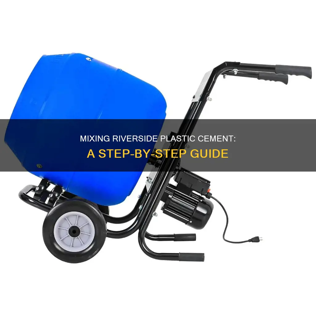 how to mix riverside plastic cement