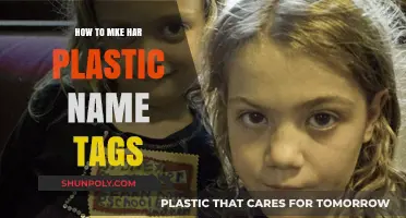 Creating Hard Plastic Name Tags: A Simple Guide