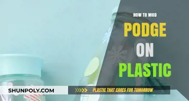 Mod Podging Plastic: Tips and Tricks