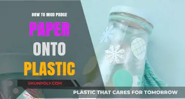 Mod Podging Paper onto Plastic: A Creative Guide