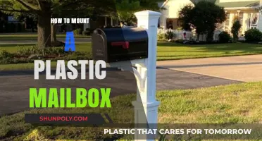 Mounting a Plastic Mailbox: Easy, Quick Installation