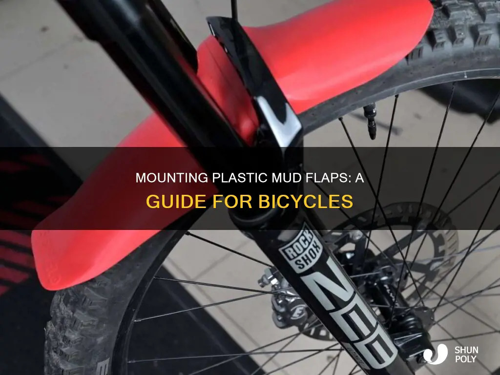 how to mount plastic bicycle mud flaps