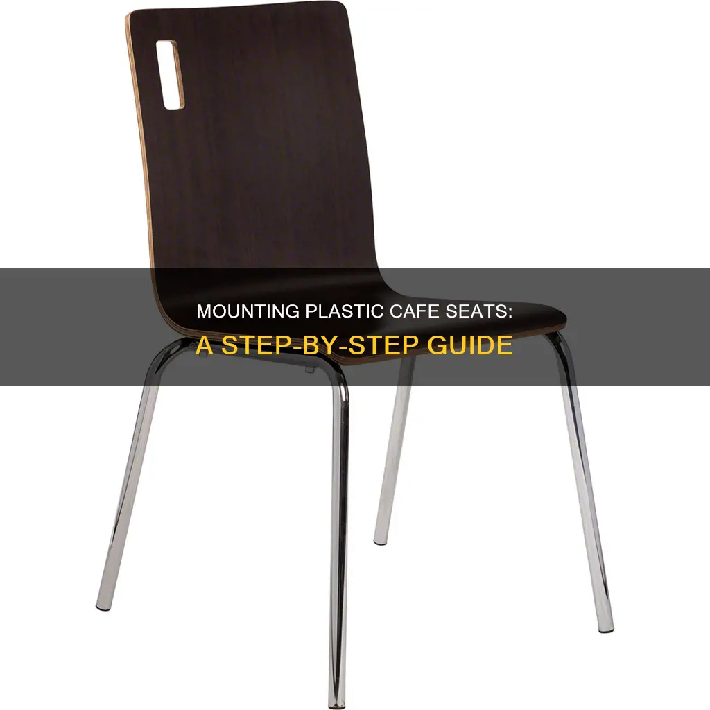 how to mount plastic cafe seat