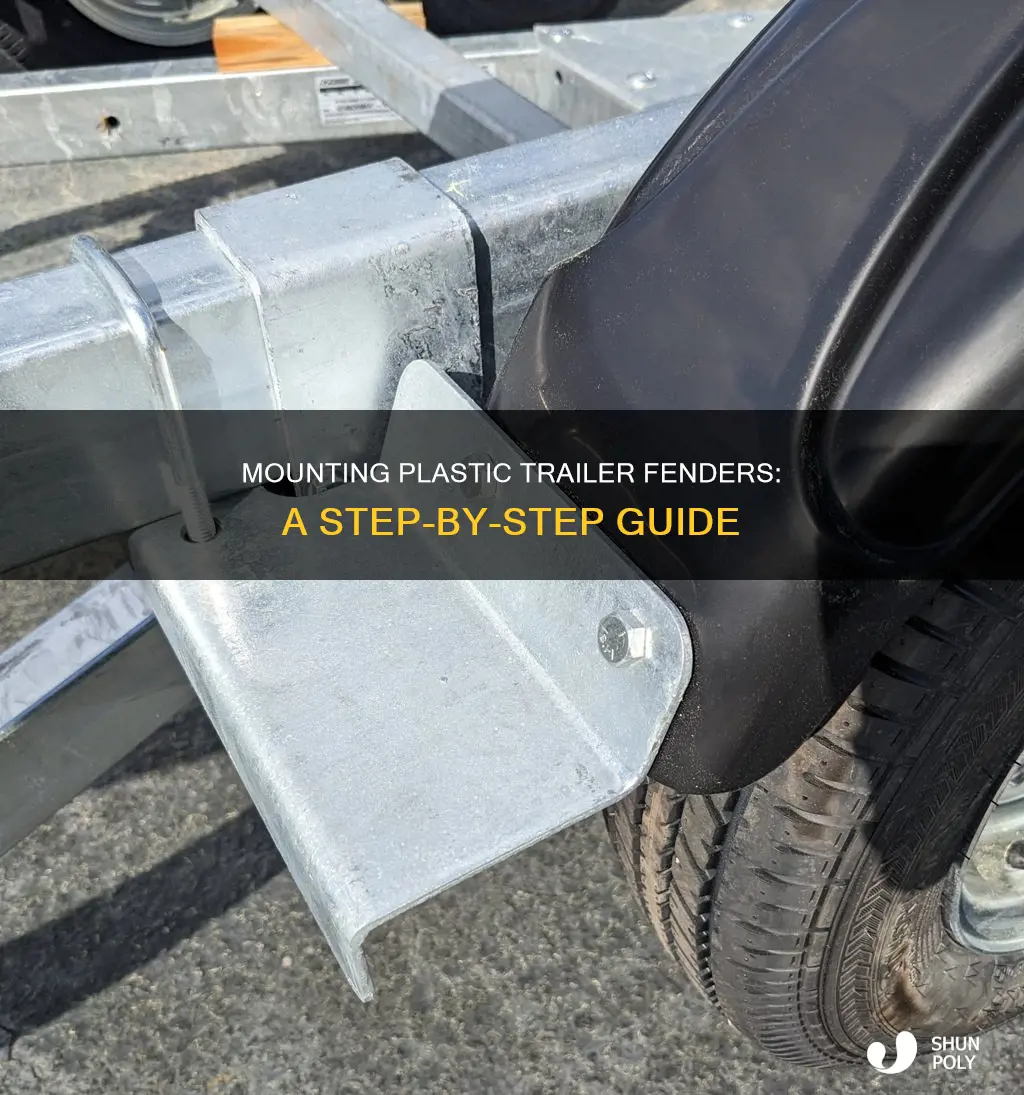 how to mount plastic trailer fenders