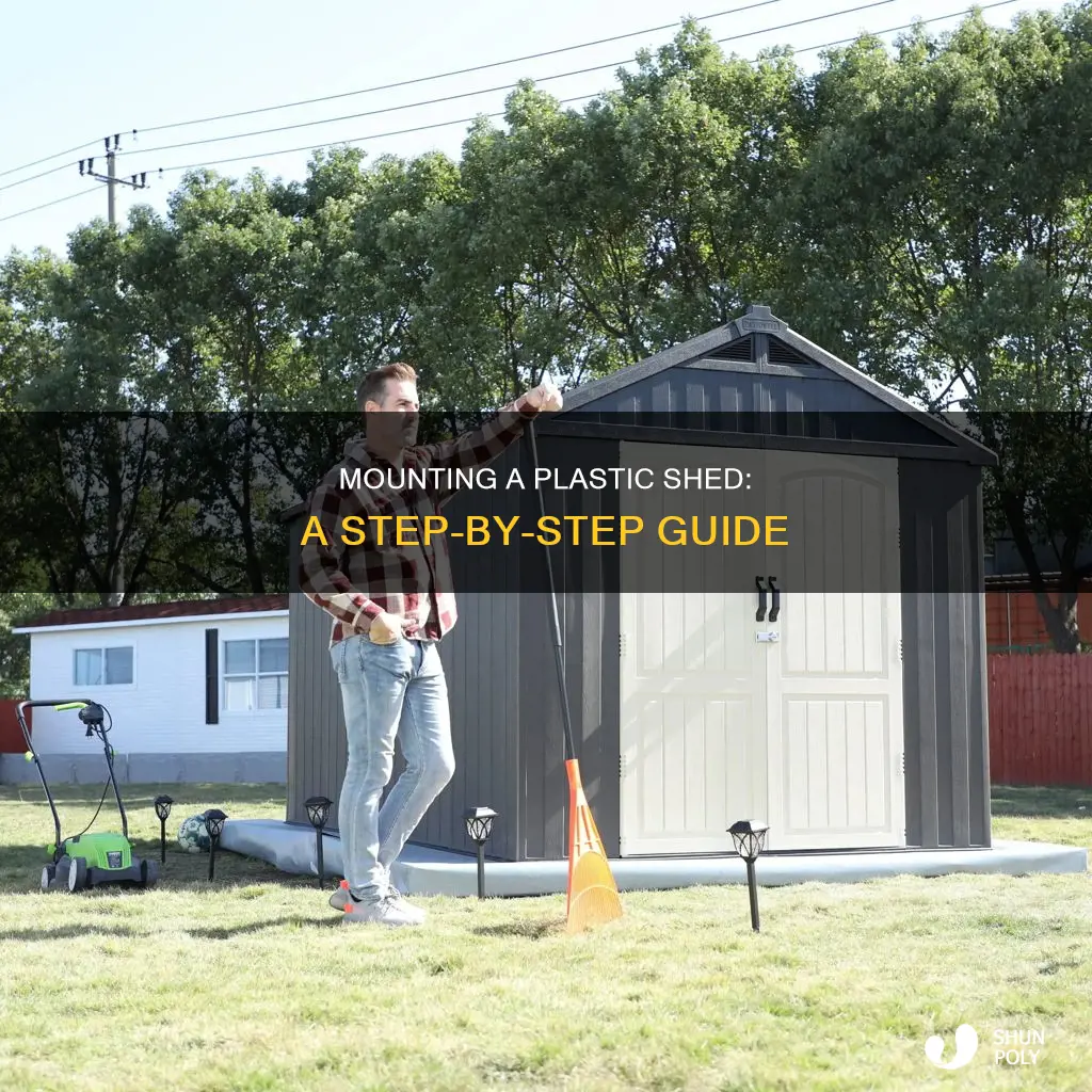 how to mount to a plastic shed