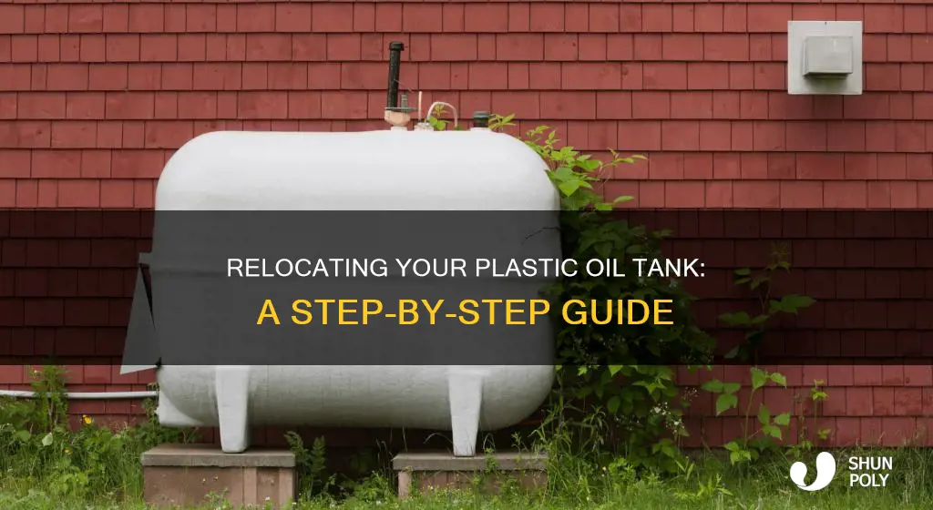 how to move a plastic oil tank