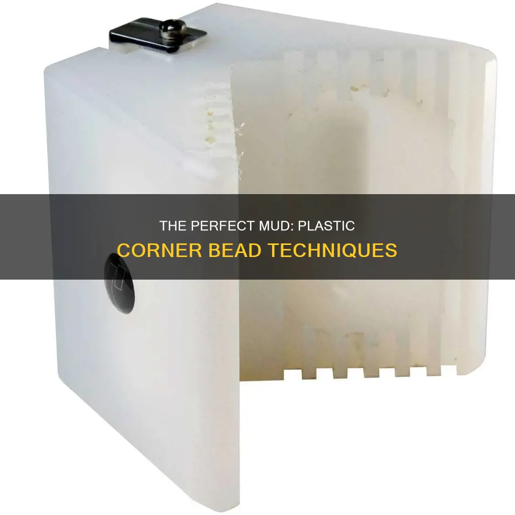 how to mud a plastic corner bead