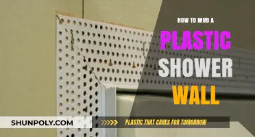 The Perfect Mud for Plastic Shower Walls