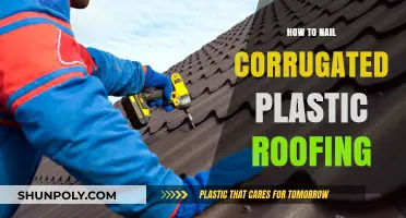 Corrugated Roofing: Securing Plastic Panels with Nails