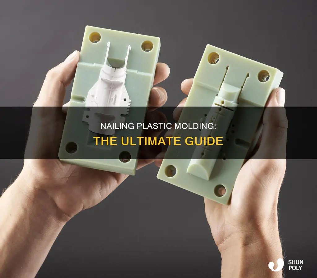 how to nail into plastic molding