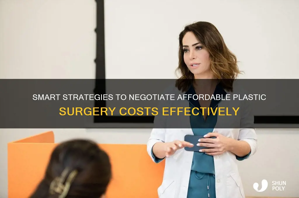 how to negotiate plastic surgery price