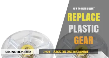 Fixing Nutribullet: Replacing Plastic Gears Like a Pro