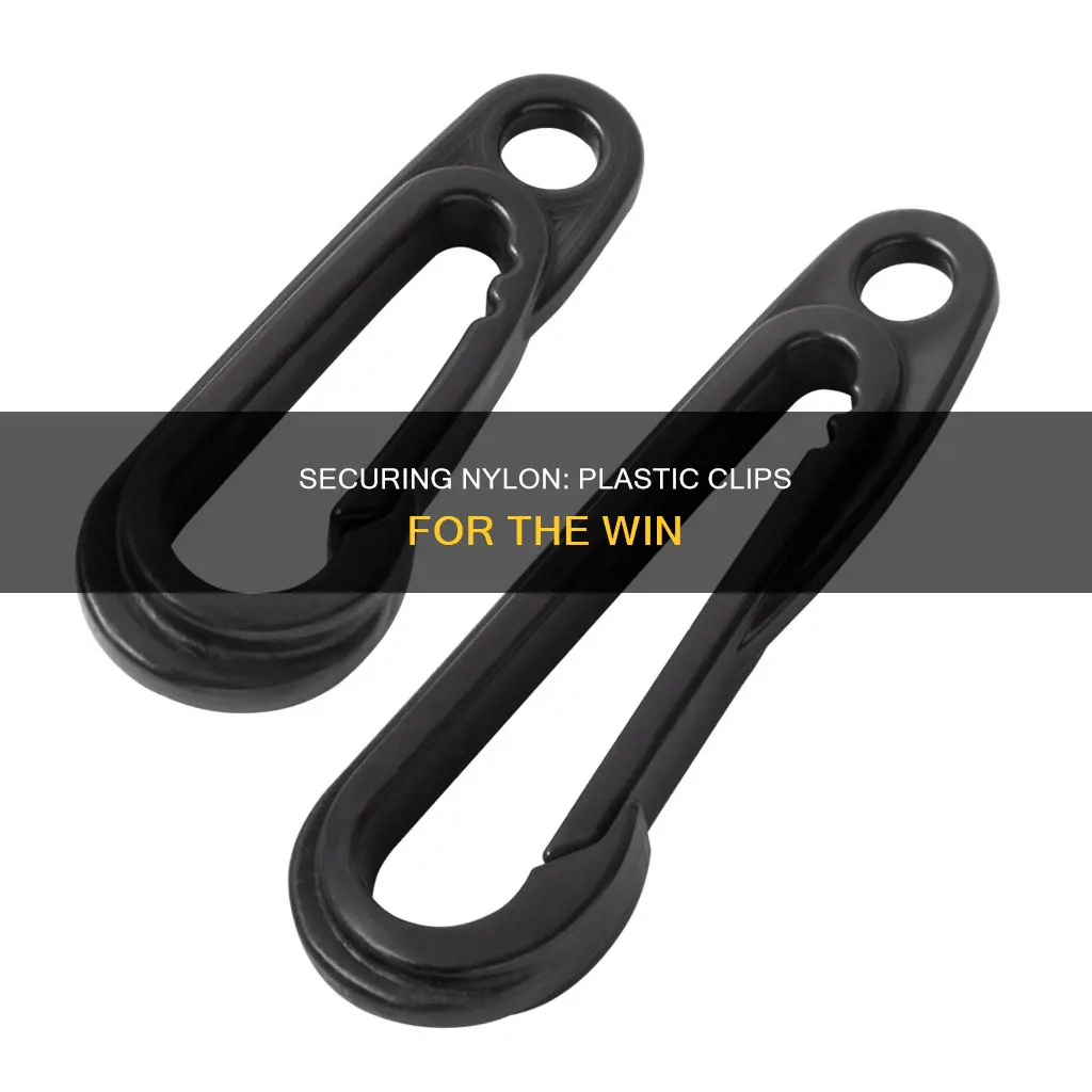 how to nylon in a plastic clip