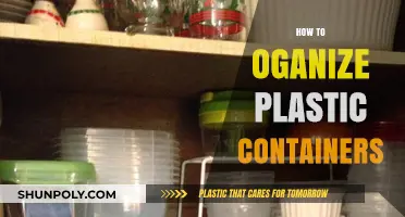 Smart Ways to Organize Plastic Containers