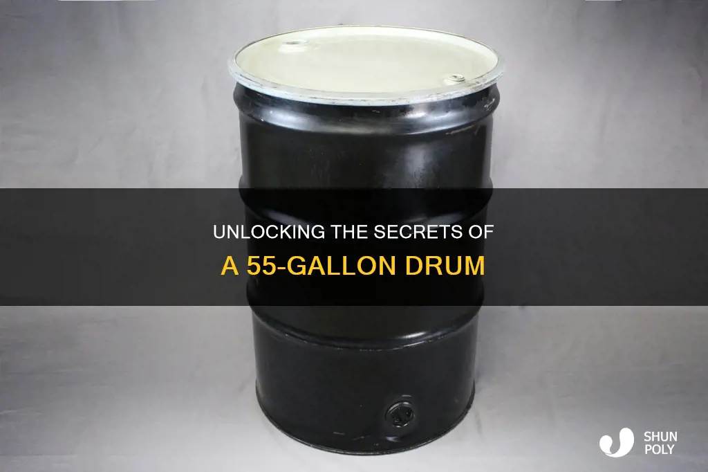 how to open 55 gallon plastic drum
