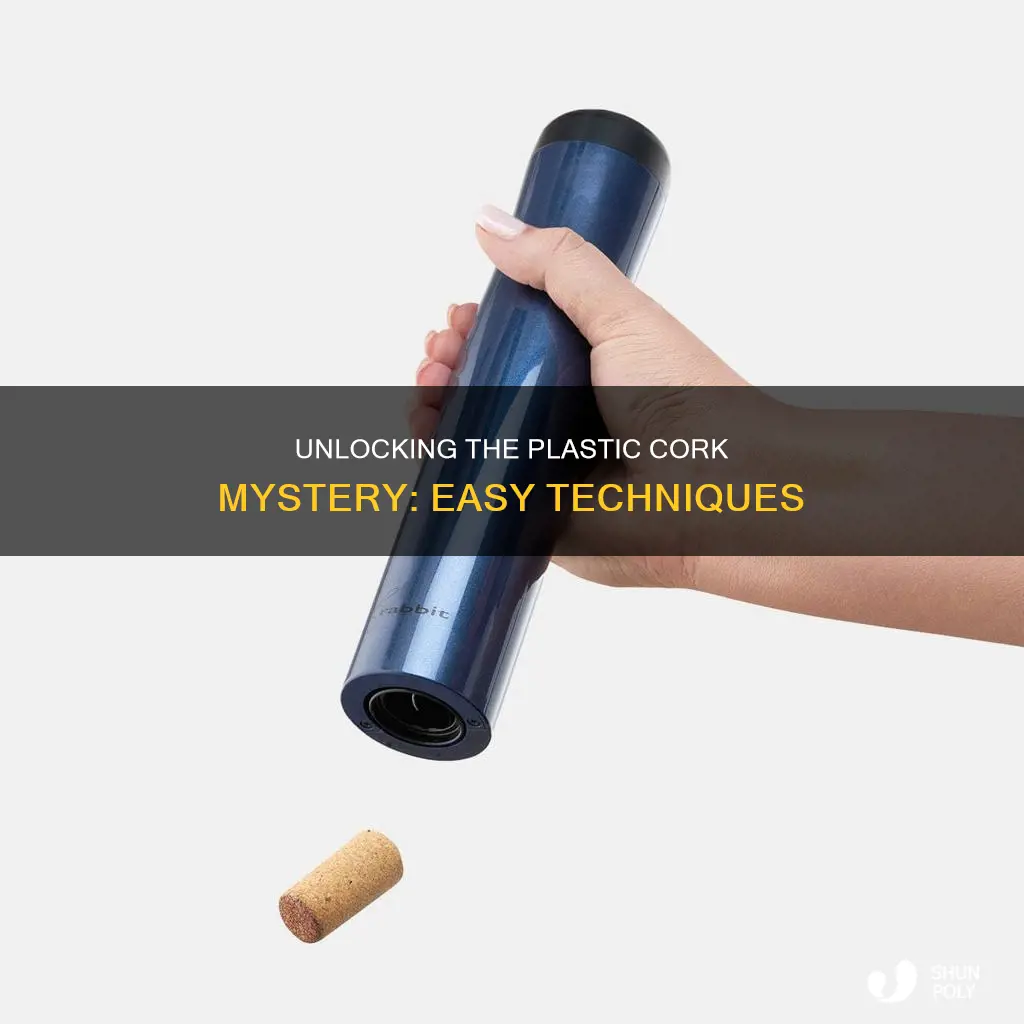 how to open a plastic cork