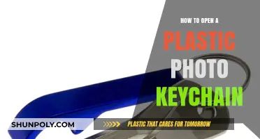 Unlocking Memories: Opening a Plastic Photo Keychain