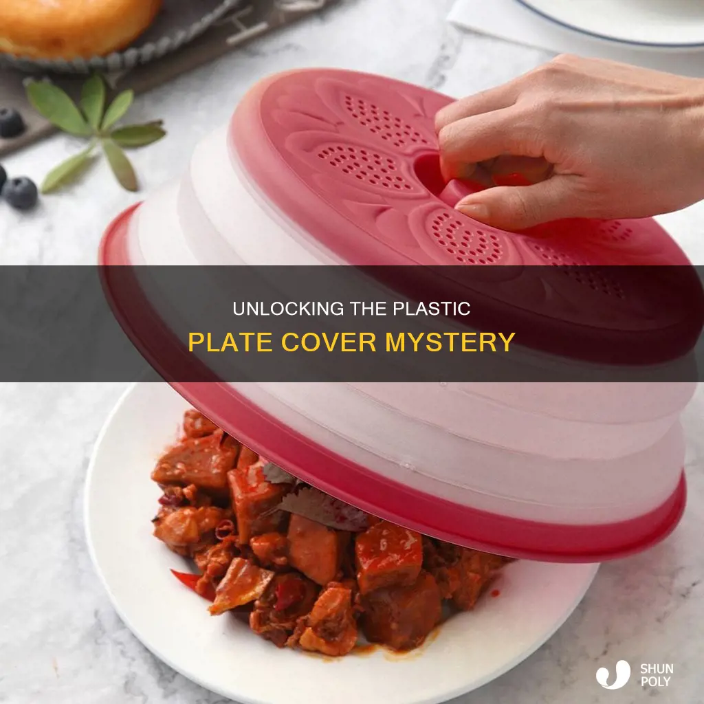 how to open a plastic plate cover