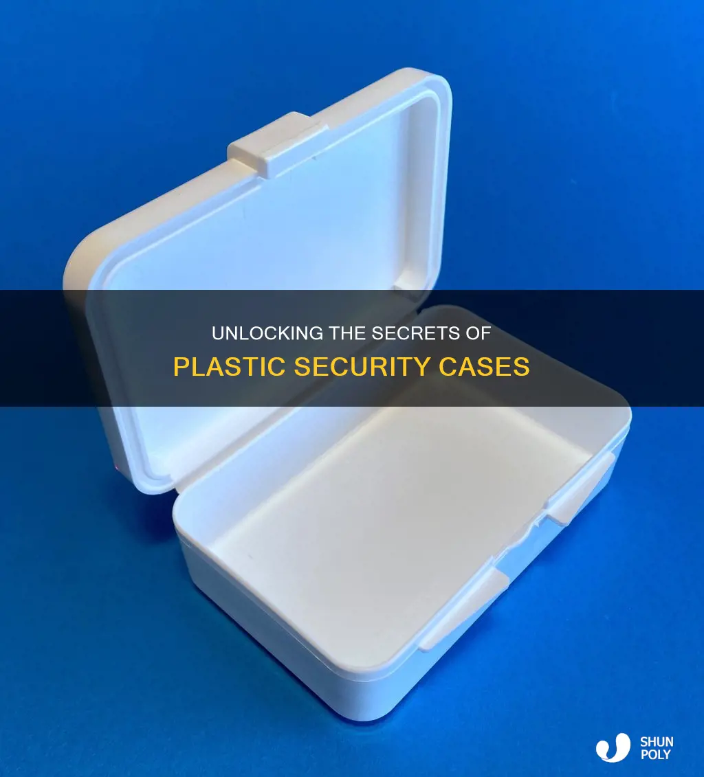 how to open a plastic security case
