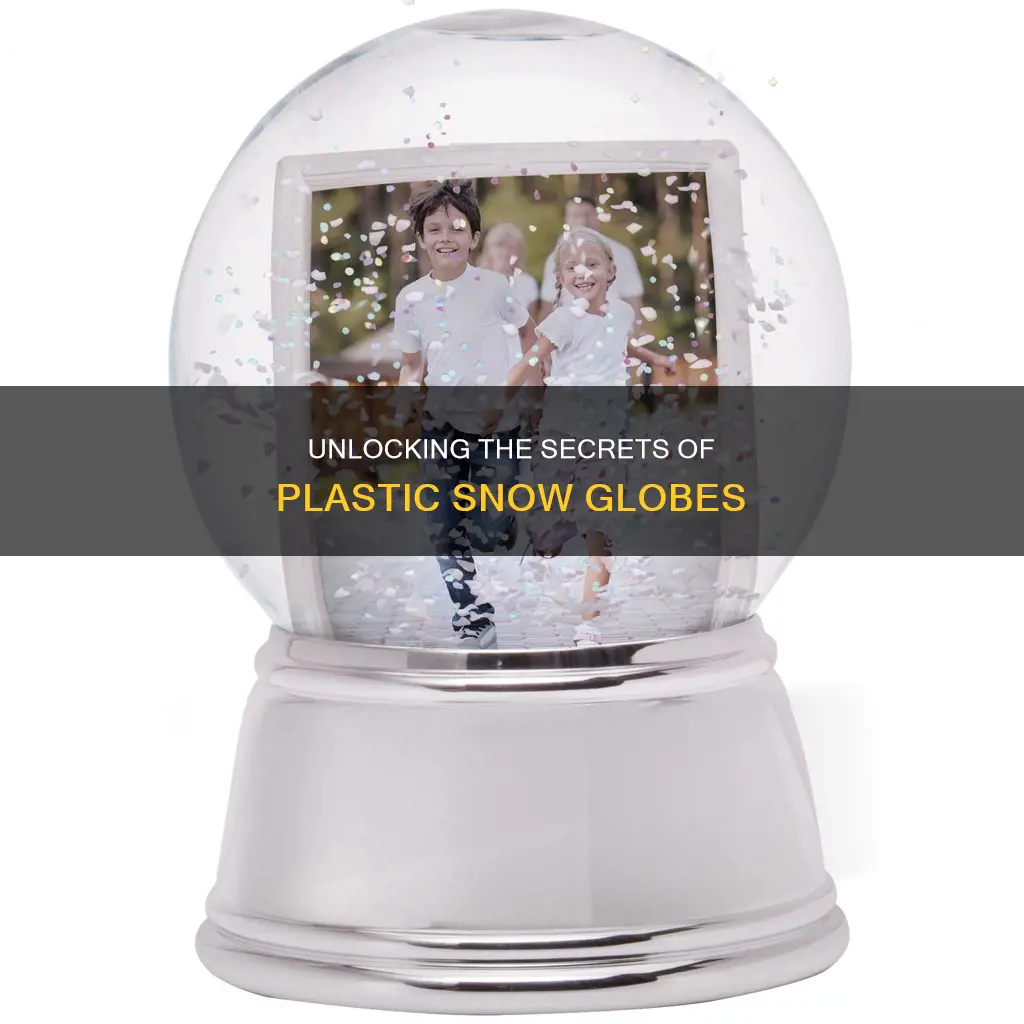 how to open a plastic snow globe