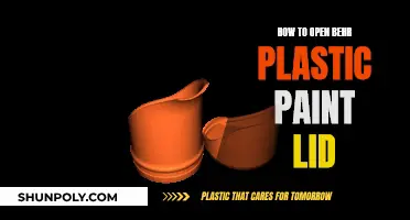 Unsticking a Behr Plastic Paint Lid: Easy Steps to Follow