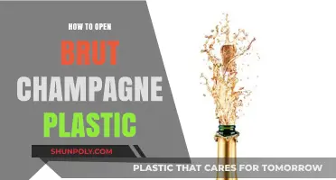 Popping Plastic: Opening Brut Champagne with Ease