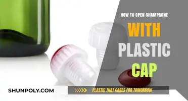 Uncorking Champagne: Plastic Cap Method