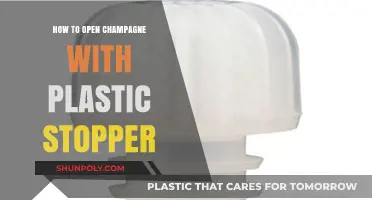 Opening Champagne: Plastic Stopper Method
