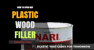 Easy Guide: Opening and Using DAP Plastic Wood Filler