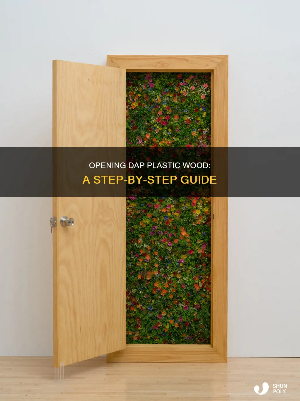 how to open dap plastic wood