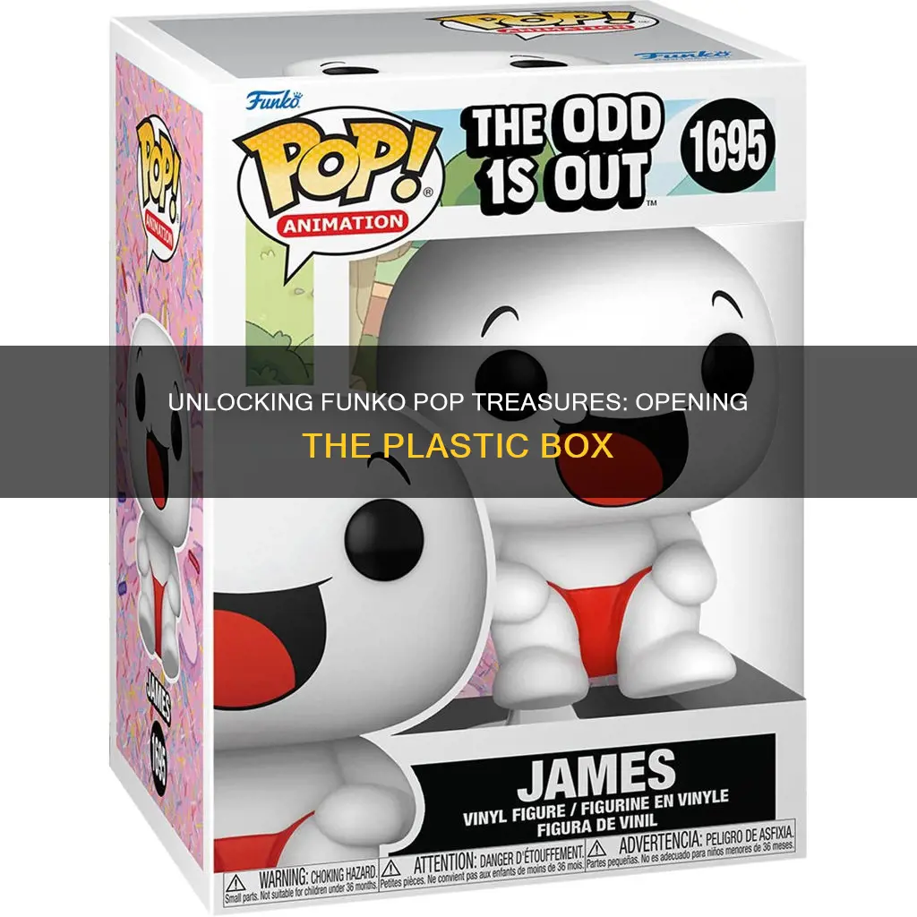 how to open funko pop plastic box