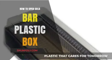 Unlocking Gold Bars: Opening the Plastic Box
