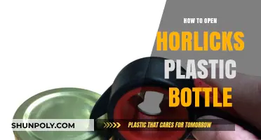 Easy Steps to Open Horlicks Plastic Bottle: A Quick Guide