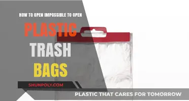 Mastering the Art of Opening Stubborn Plastic Trash Bags Easily