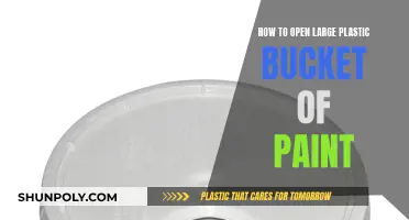 Opening Large Paint Buckets: Easy Steps to Follow
