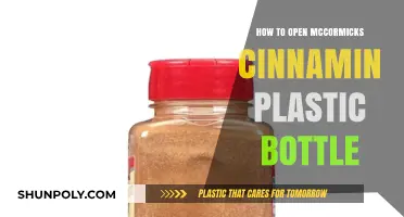 Easy Steps to Open McCormick's Cinnamon Plastic Bottle Hassle-Free