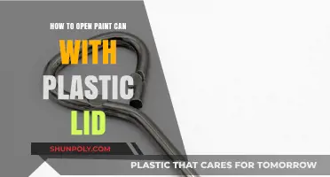 Effortless Paint Can Opening: A Guide to Plastic Lids