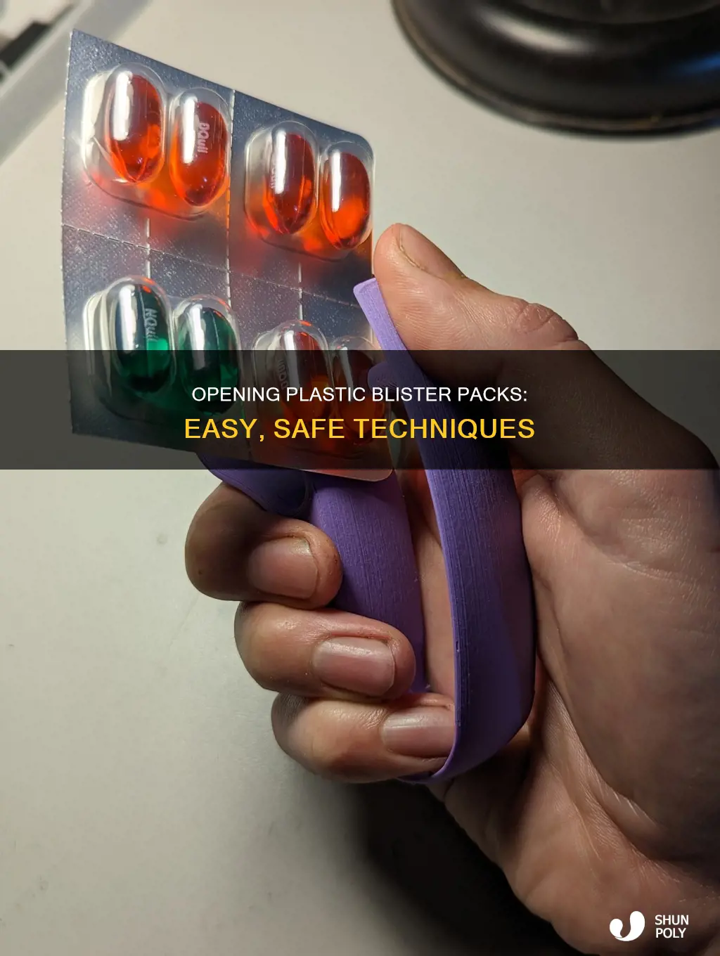 how to open plastic blister packs
