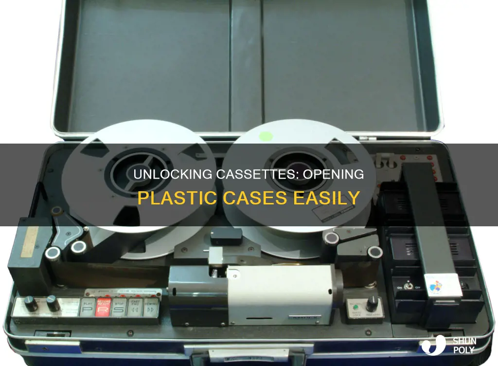 how to open plastic cassette case