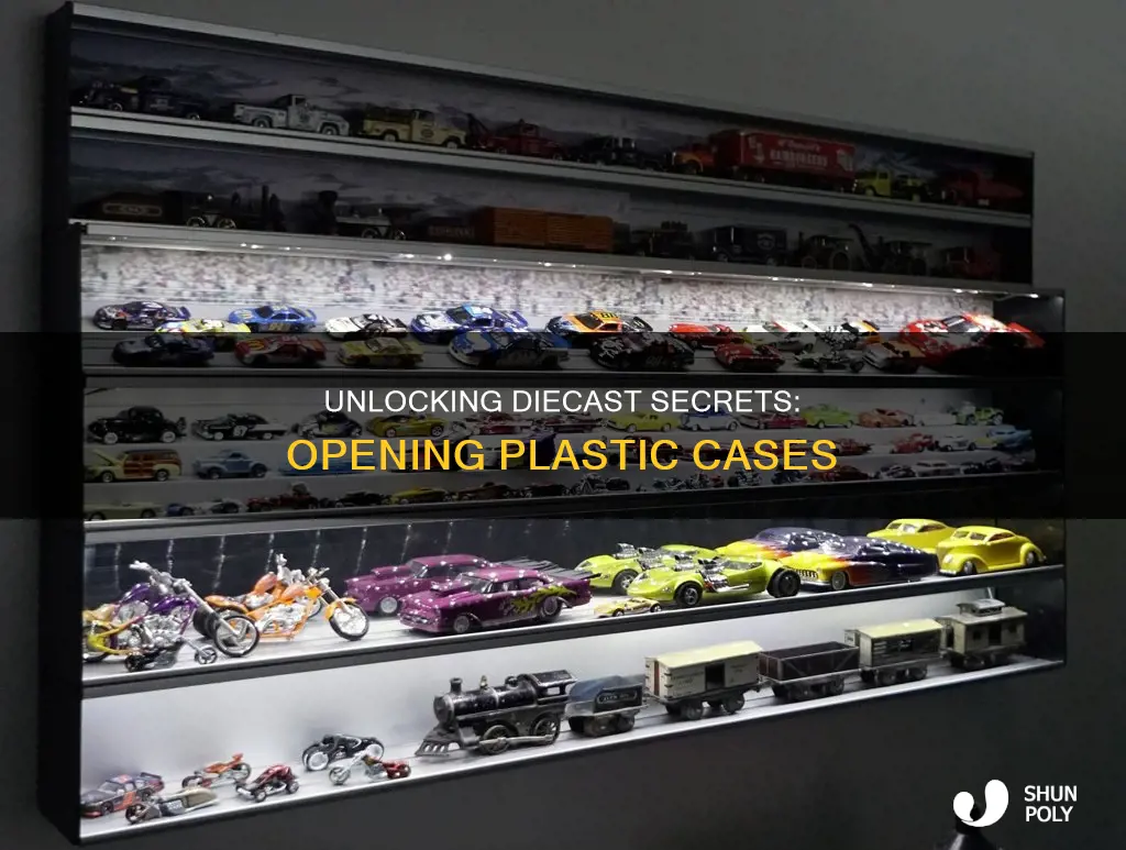how to open plastic diecast case