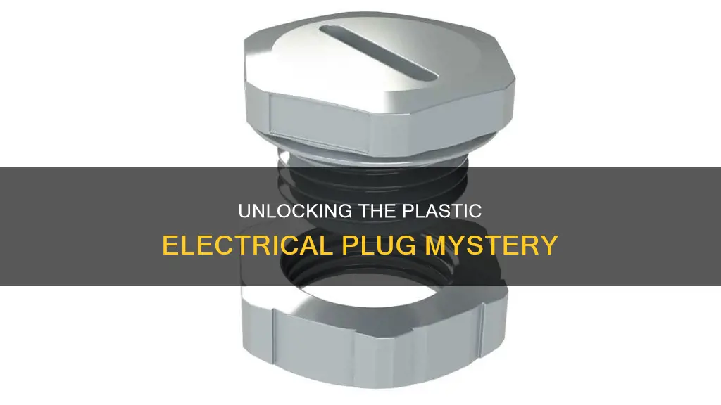how to open plastic electrical plug