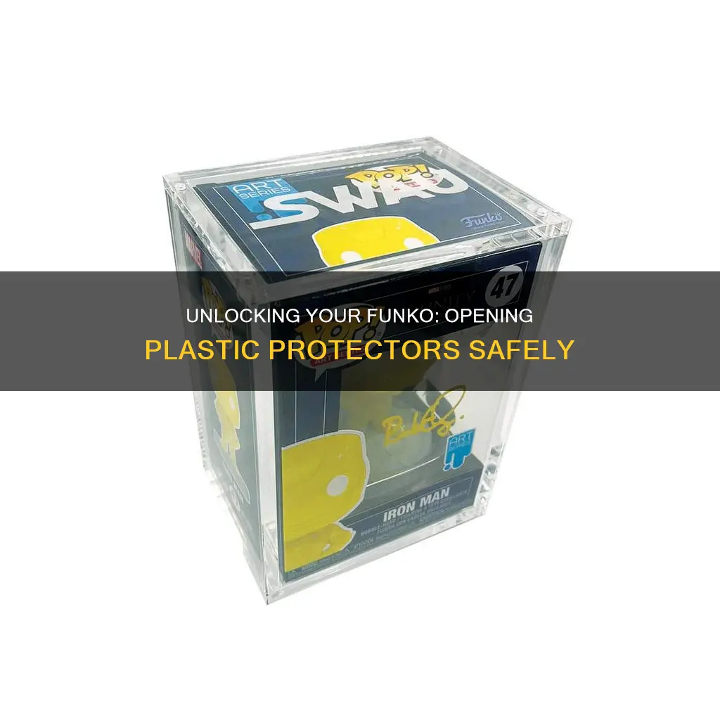 how to open plastic funko protector
